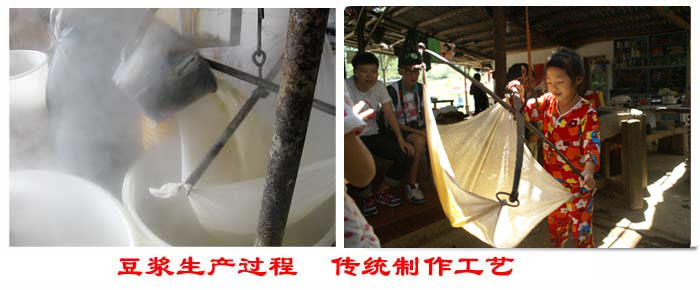豆?jié){的傳統(tǒng)過(guò)濾篩分方式。