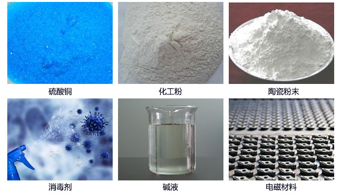 塑料防腐蝕振動篩結構介紹：束環(huán)，網架，振動電機，底筒，出料口，進料口等。