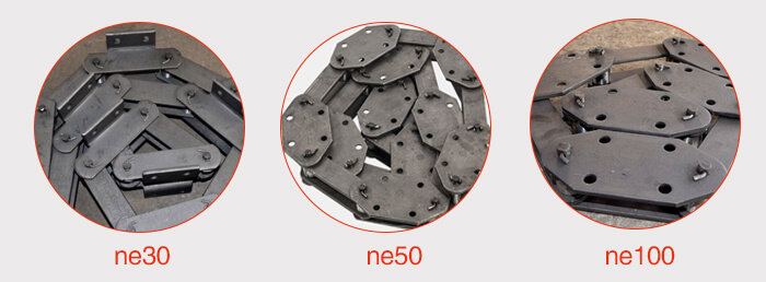 板鏈鏈條展示：ne30，ne50，ne100等